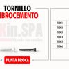 Tornillo Fibrocemento Punta Broca Fosfatado - Imagen 4