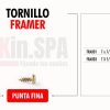 Tornillo Framer Punta Fina - Imagen 4