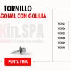 Tornillo Hexagonal Punta Fina con Golilla - Imagen 4