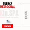 Tuerca Hexagonal Zincada - Imagen 4